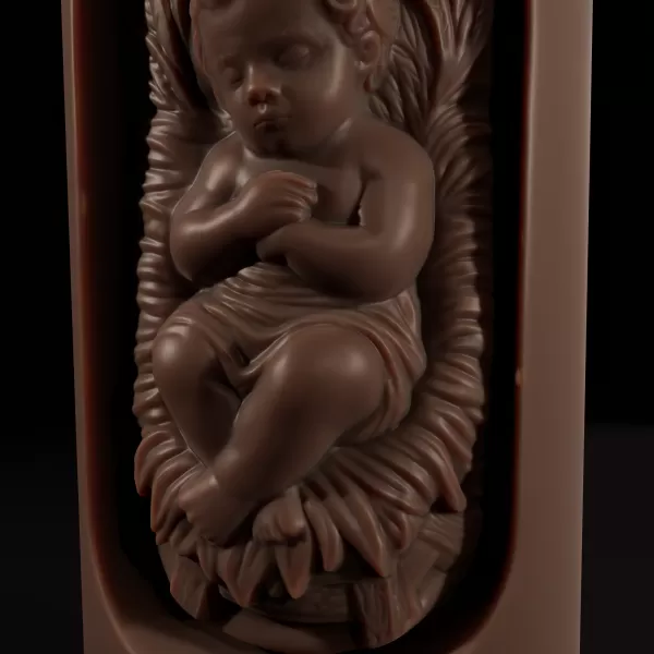 Baby Jesus in Candle - Model preview 6