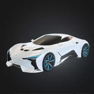 Sci-fi car - Model thumbnail 2