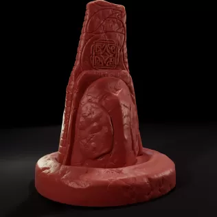 Ancient Eagle Runestone Monument 3D printing - Model thumbnail 3