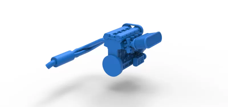 Engine of New Zealand Minisprint Scale 1:25 - Model preview 14