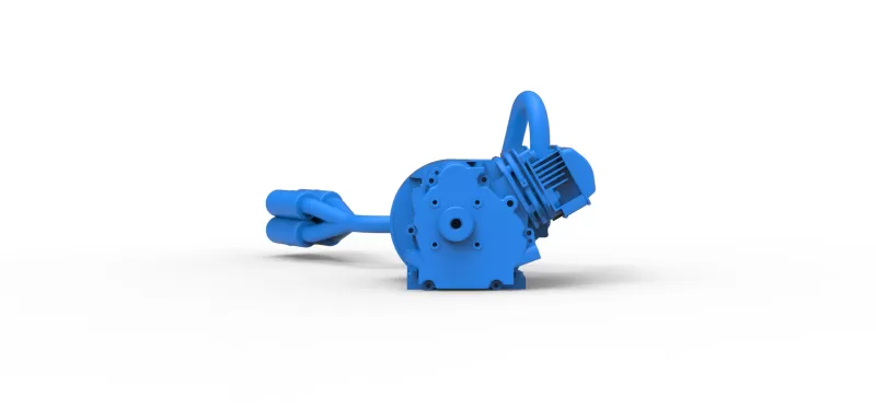 Engine of Quarter Midget Scale 1:16 - Model preview 6