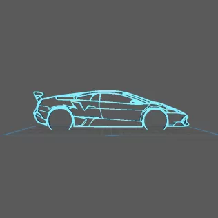 Lamborghini - Murcielago SV Wall Art