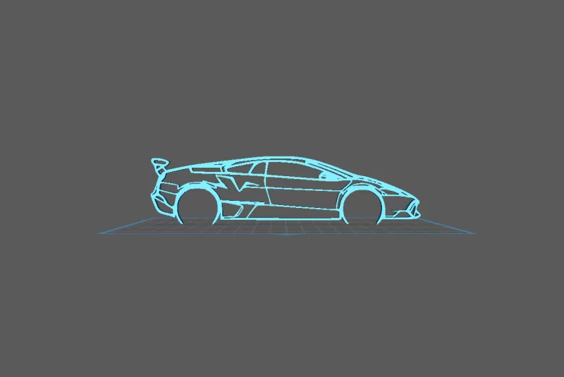 Lamborghini - Murcielago SV Wall Art - Model preview 2