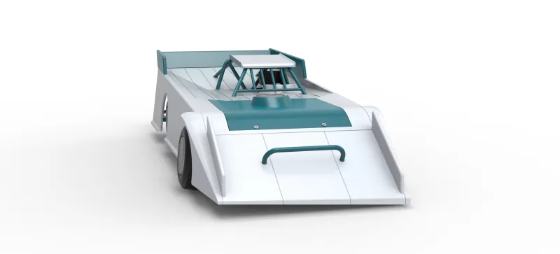 Wedge Dirt Late model Scale 1:25 - Model preview 26