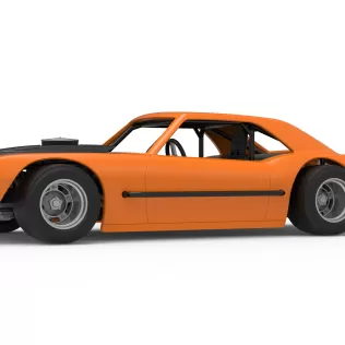 Vintage Asphalt Modified stock car V12 Scale 1:25 - Model thumbnail 2