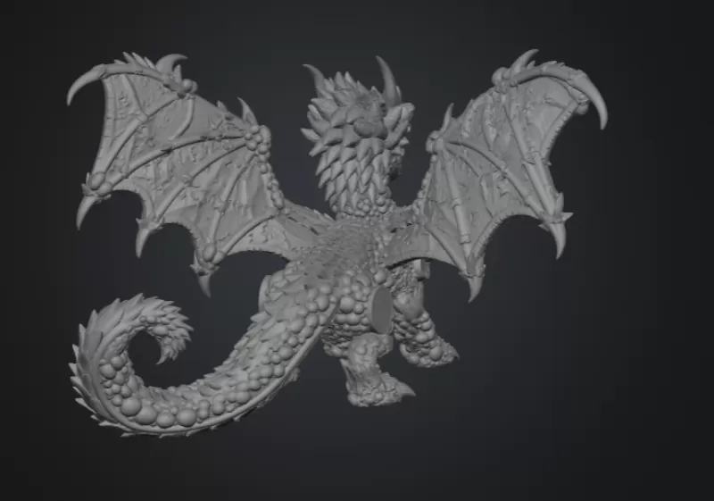 Fruit Harvest Dragon STL File for 3D Print - Model preview 11