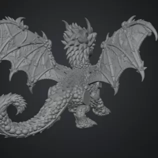 Fruit Harvest Dragon STL File for 3D Print - Model thumbnail 11