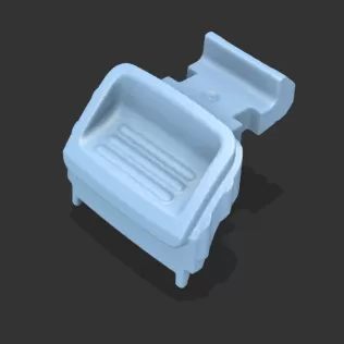 DeWALT 18V 5Ah Battery 3D Scan STL for 3d print - Model thumbnail 6