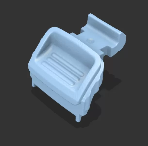 DeWALT 18V 5Ah Battery 3D Scan STL for 3d print - Model preview 6