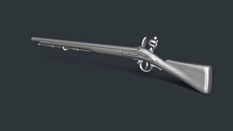 Musket Rifle RoZ - Model preview 3