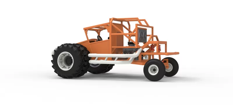 Racing Combine Harvester Base Scale 1:25 - Model preview 13