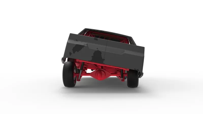 IMCA Stock car while turning Scale 1:25 - Model preview 16
