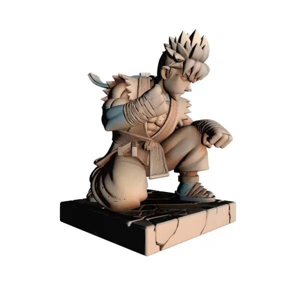 Street Fighter Boy 3D Model - Model preview 4