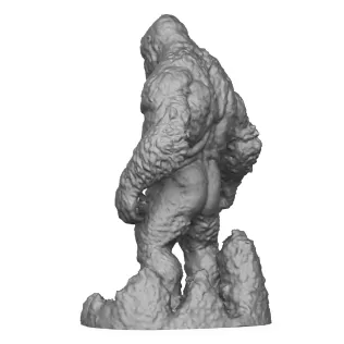 Giant King Kong Statue 3D Printable Model - Model thumbnail 3