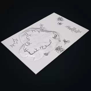 Modular Sci-Fi Battle Board – Realm-Style Gameboard (6 Tiles) - Model thumbnail 2