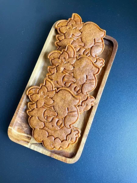 White Lily Cookie cutter (Cookie Run Kingdom) - Model preview 2