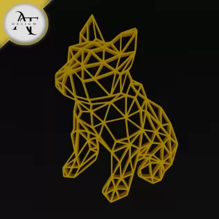 Dog - Geometric - 2D Wall Art Decor