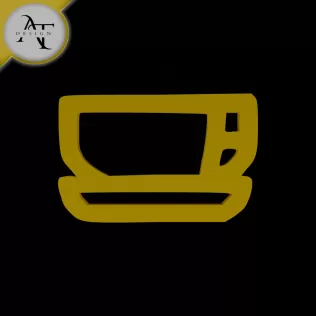 Simple Coffee Cup Symbol - 2D Art