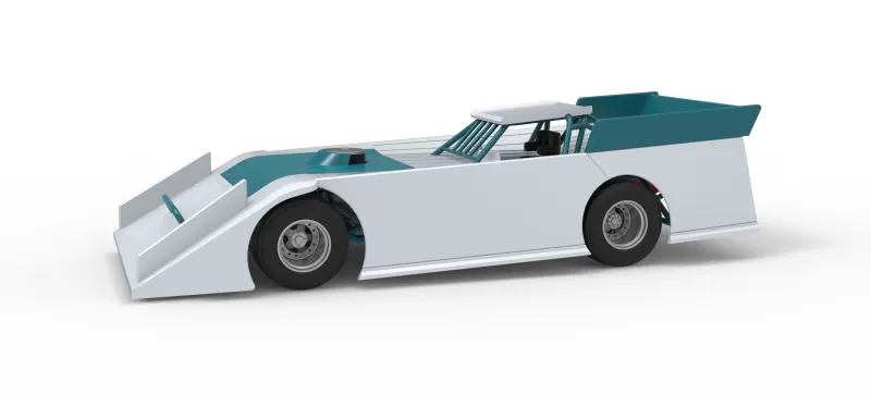 Wedge Dirt Late model Scale 1:25 - Model preview 1