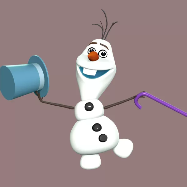 Olaf Frozen - Model preview 1