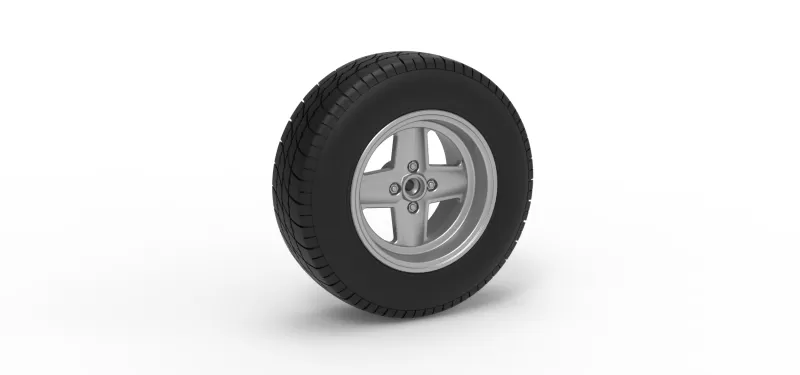 Rear wheel of BriSCA Formula 2 Stock Car Scale 1:25 - Model preview 1