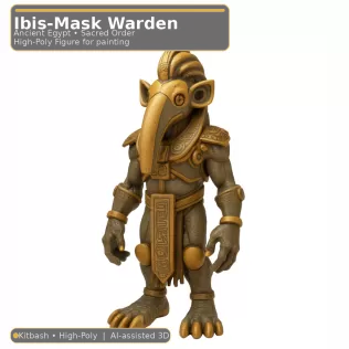 Desert Relic Guardians – 10 Character Kitbash Collection - Model thumbnail 10