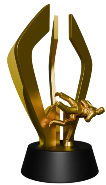3D Judo Trophy – Premium Model for 3D Printing! - Model preview 2