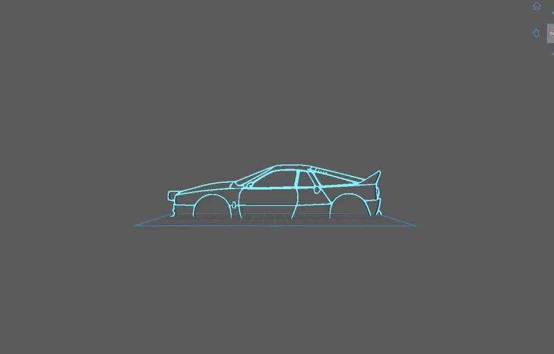 Lancia - 037 Classic Wall Art - Model preview 2