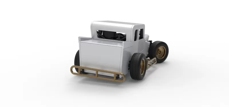 Dwarf car while turning Version 2 Scale 1:25 - Model preview 18