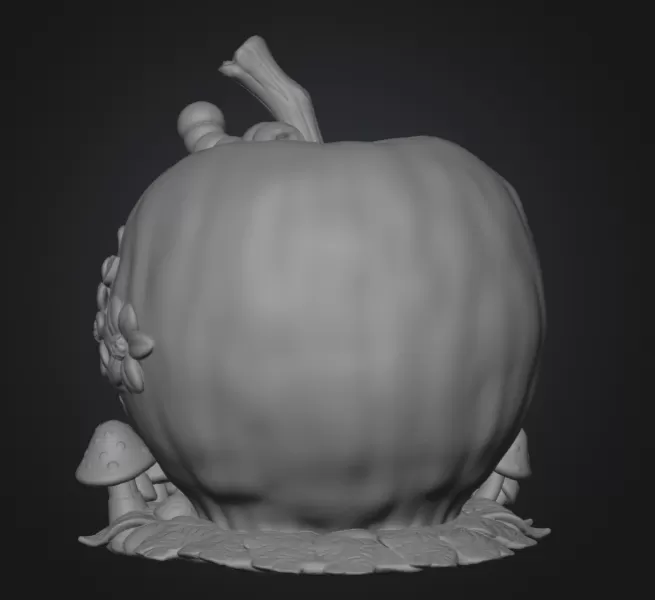 Enchanted Apple Cottage STL File 3D Printable - Model preview 9