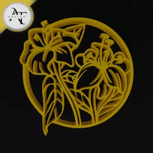 Flowers- Line Art - 2D Wall Art Decor