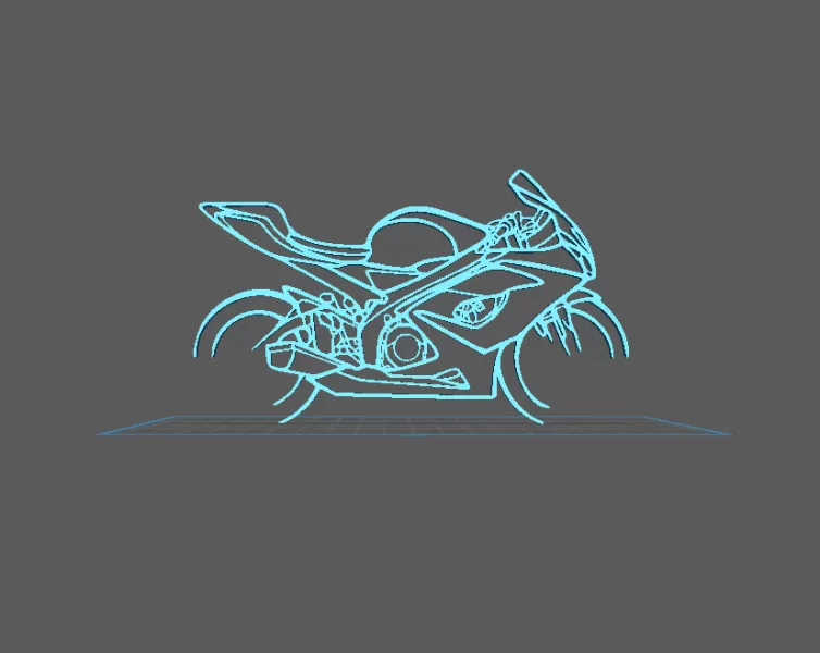 Suzuki - GSXR 1000 Wall Art - Model preview 1