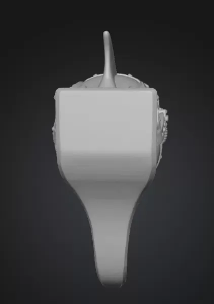 Steampunk Shark Hook - Model preview 4