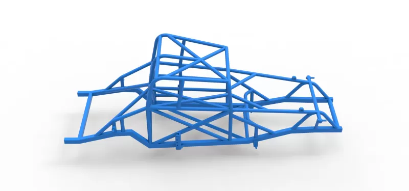 Frame of Canadian vintage modified stock car Scale 1:25 - Model preview 14