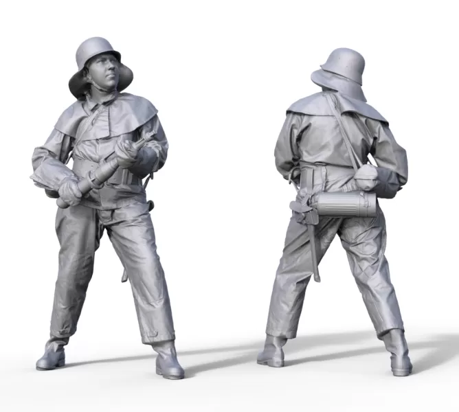 Figure Firefighter - Model preview 1