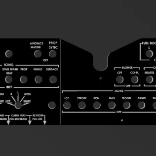 Switch panel Baron B58 - Model thumbnail 2