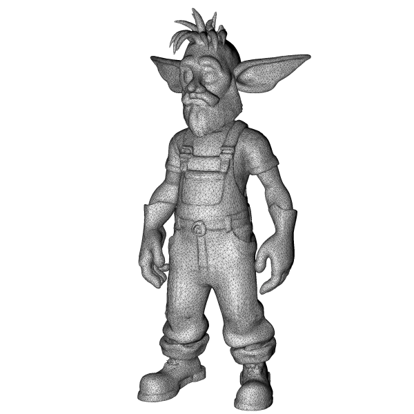 Garden Gnome Character Pack – Fantasy Garden Worker Kitbash - Model preview 9