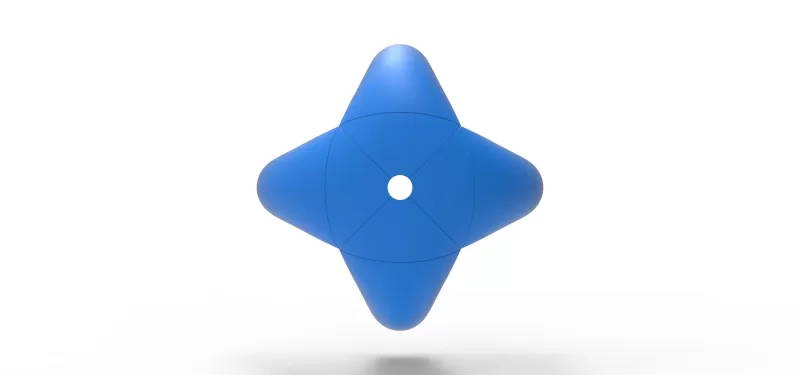 Braking Parachute for Dragster Version 1 Scale 1:25 - Model preview 8