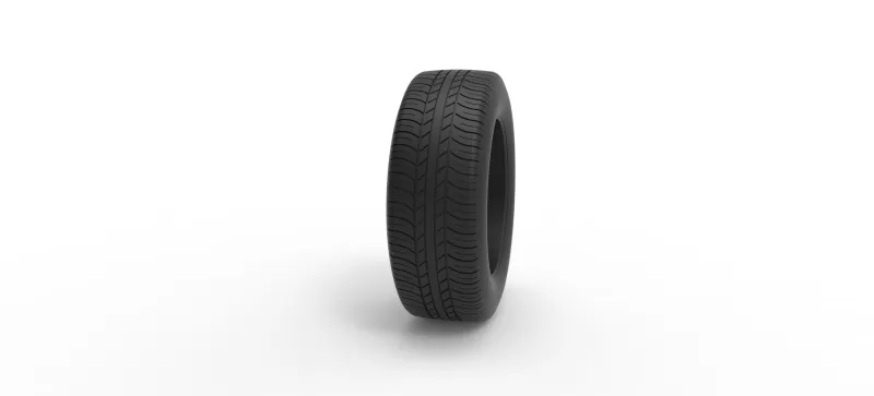 Race tire 9 Scale 1:25 - Model preview 3