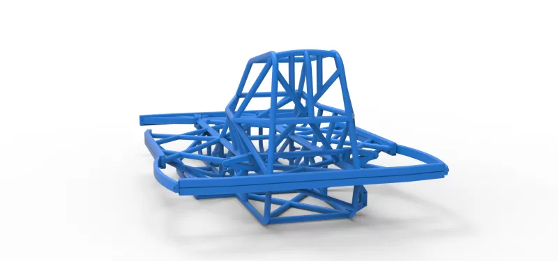 Frame of BriSCA Formula 2 Stock Car Scale 1:25 - Model preview 11