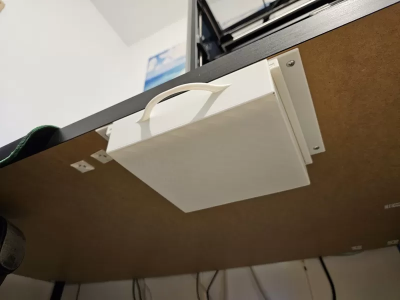Simple Under-Desk Drawer - Model preview 1