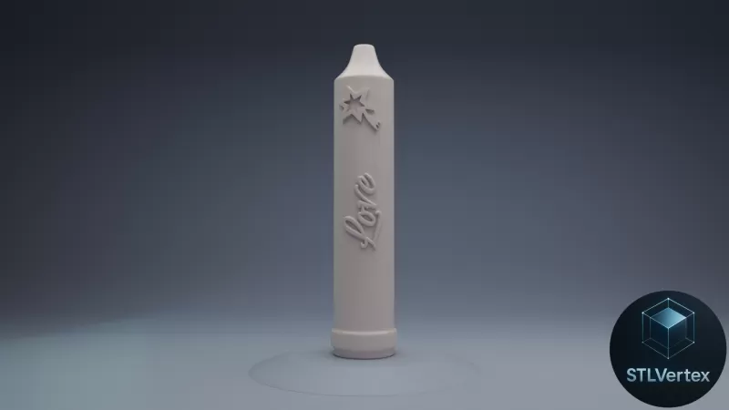 Candles for the day of the little Candles 3D Printable Models - Model preview 8