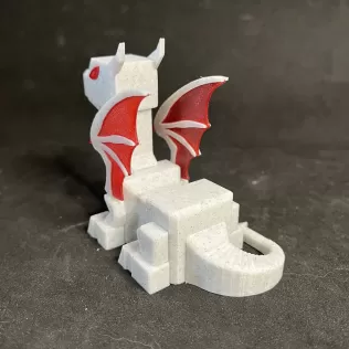 Medium Poly Baby RoboDragon - Model thumbnail 9