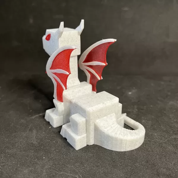 Medium Poly Baby RoboDragon - Model preview 9