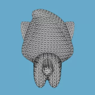 Crochet Omen Cat - Model thumbnail 4