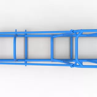 Frame of Dirt Silver Crown Champ car Scale 1:25 - Model thumbnail 8