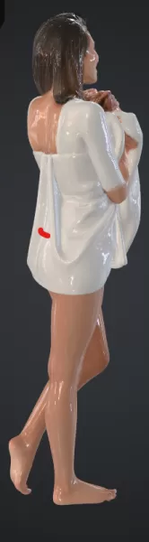 Frau nach der dusche - Model preview 3
