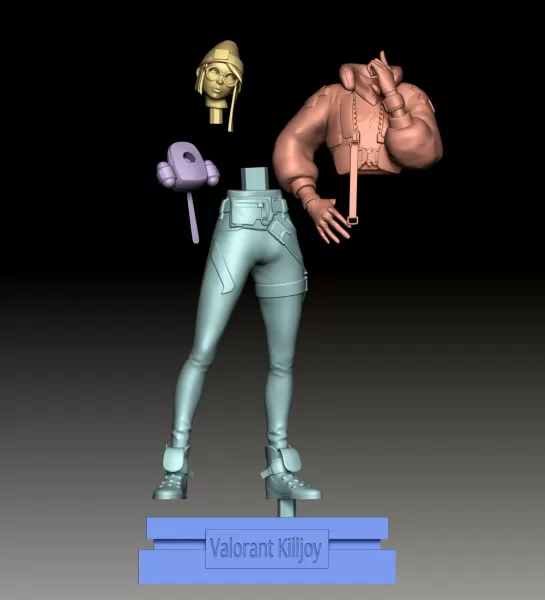 Valorant Killjoy FanArt - Model preview 10