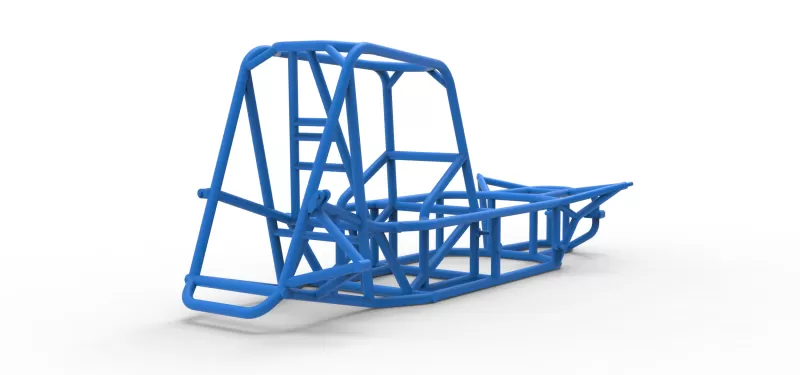 Frame of Silver Crown Car Version 2 Scale 1:25 - Model preview 12