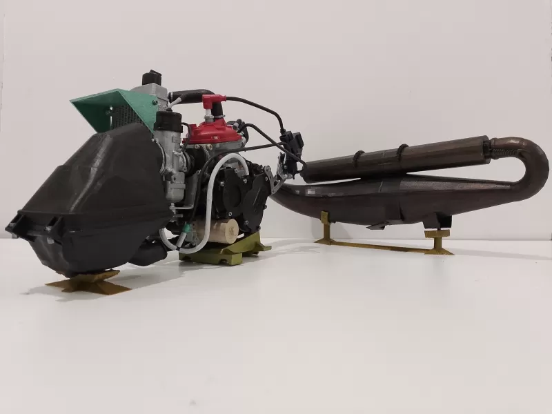 ROTAX FR 125 MAX EVO go kart engine 10 pieces - Model preview 13